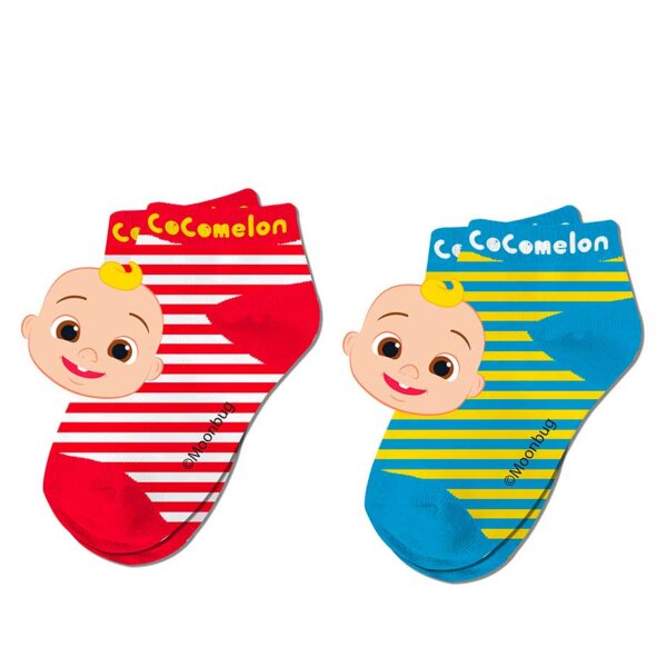 Cocomelon Kinder Socken 2er-Pack Strumpf & Süße Söckchen