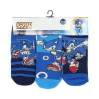 Sonic 3er-Pack Socken Coole Strümpfe &...