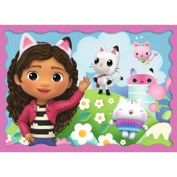 Gabbys Dollhouse 4-in-1 Puzzle Set – Vier...