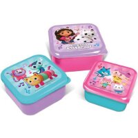 Gabbys Dollhouse 3-in-1 Snack Box Lunchbox Brotdose