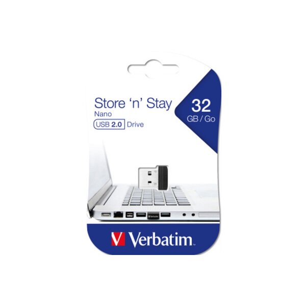 Verbatim Nano USB-Stick kompakter Speicherstick USB-Speicher