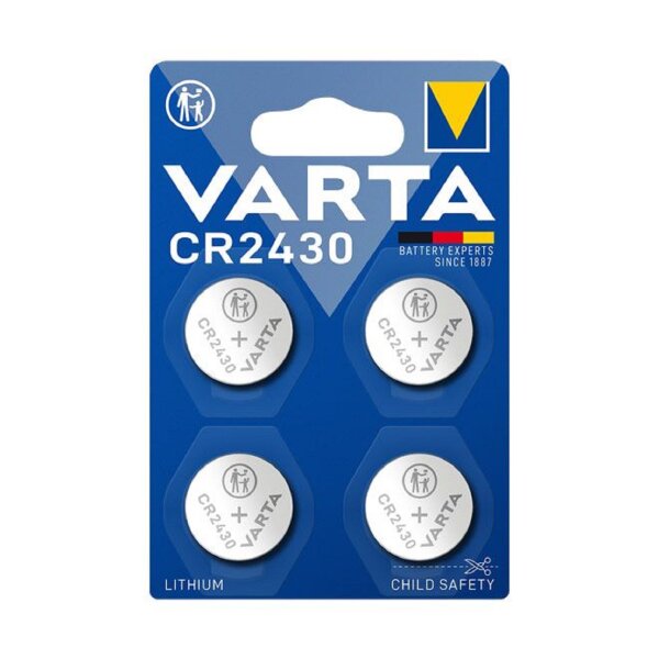 Varta Mikrobatterie Lithium Knopfzelle Rundzelle 4-Pack – Premium-Batterie für Uhren, Kameras und mehr