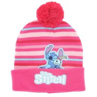 Lilo & Stitch Wintermütze Mütze mit Bommel Onesize für Kinder