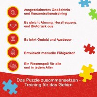 Lilo & Stitch Musische Welt 200 Teile Buntes Puzzle mit Helden der Fernsehserie Spiel für Kinder ab 7 Jahren