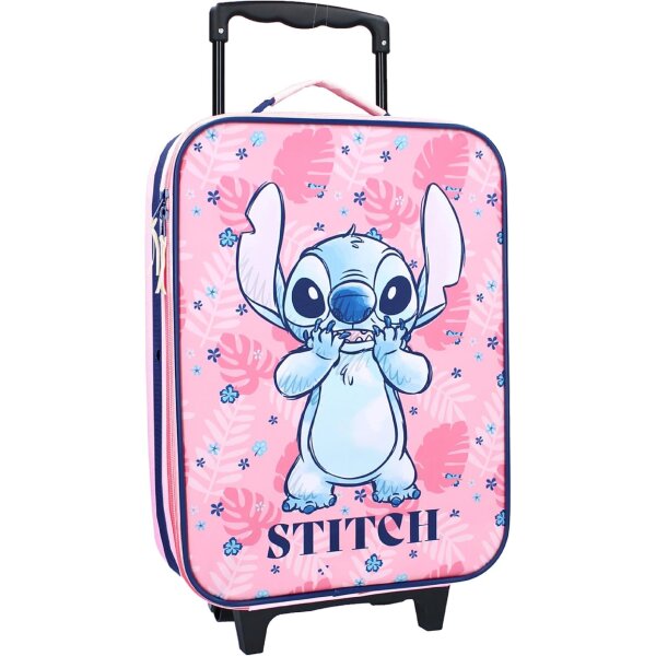 Lilo & Stitch Koffer Trolley 12 L Kinder Mädchen Kinderkoffer Handgepäck Kindertrolley