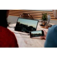 Verbatim Tragbarer Full HD Monitor 14" – Ultraflach mit IPS und HDR-Technologie