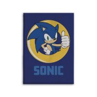 Sonic fleecedecke Kuscheldecke 140x100 cm Flauschige...