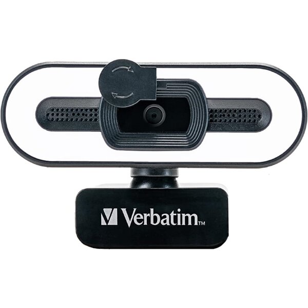 Verbatim AWC-02 Webcam – Full-HD 1080p für Büro und Homeoffice