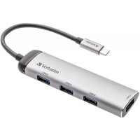 Verbatim USB-C Multiport-Hub – 4 USB...