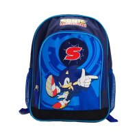 Sonic Kinder Rucksack in Blau Tasche für Schule oder...