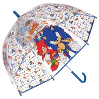 Sonic Regenschirm 48cm Durchmesser Perfekter Regenschutz für Kinder