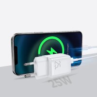 Joyroom Wandladegerät Schnellladegerät USB Type-C anschluss  25W 3A weiß