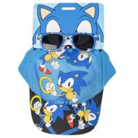 Sonic Mütze mit Sonnenbrille für Kinder –...