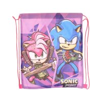 Sonic Turnbeutel Tasche Sonic und Amy Illustration...