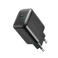 Netzwerkladegerät USB-C 25W SFC / PPS / PD - Schwarz + USB-C / USB-C-Kabel 1 m