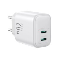 Netzladegerät mit 2x USB-C Anschlüssen 20W PD /...