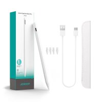 Aktiver Eingabestift 130 mAh USB-C – weiß, inkl. Ladekabel, 4 Ersatzspitzen