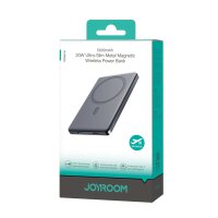 Powerbank Joyroom JR-PBM08 5000mAh 20W mit induktiver Ladung - Grau