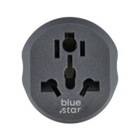 Bluestar universeller Reiseadapter in Weiß UK-Stecker Typ G 13A