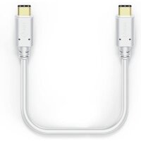 Hama Ladekabel USB-C zu USB-C – 1 m Datenkabel in elegantem Weiß