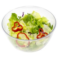 Automatische 2 in 1 Salatschleuder mit Deckel und Sieb 3,5 L, aufladbar mit USB-Kabel