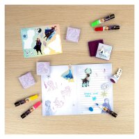 Disney Frozen Kreativ Set für Kinder mit Mal und Bastelzubehör