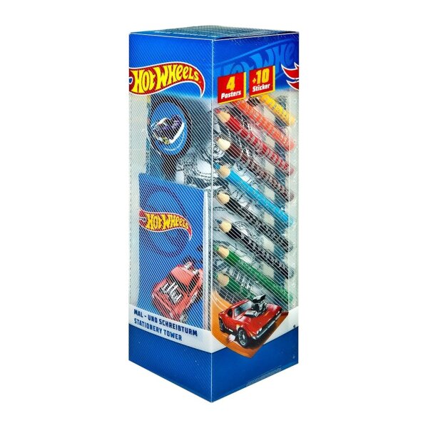 Hot Wheels Schreibwaren-Set – 35-teiliges Kreativpaket für Kinder