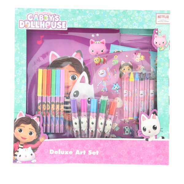 Gabbys Dollhouse Malset Farbset 23-tlg.– Das perfekte Kreativpaket für Kinder