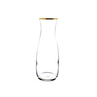 Amphora Golden Touch Karaffe aus Glas mit eleganter...