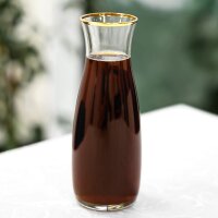 Amphora Golden Touch Karaffe aus Glas mit eleganter Goldumrandung – 335 ml