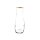 Amphora Golden Touch Karaffe aus Glas mit eleganter Goldumrandung – 335 ml