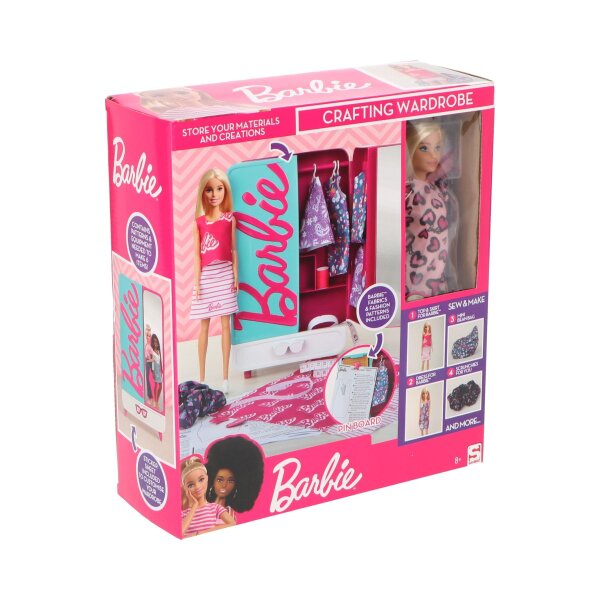 Barbie Kleiderschrank-Set mit Barbie-Puppe – Traumhafte Modewelt für Kinder