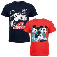 Disney Mickey Mouse Kinder T-Shirt mit ikonischem Mickey...