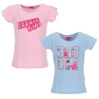 Barbie T-Shirt 2-Er Set für Mädchen 100 %...