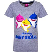 Baby Shark T-Shirt Baumwoll-Mix für Kinder