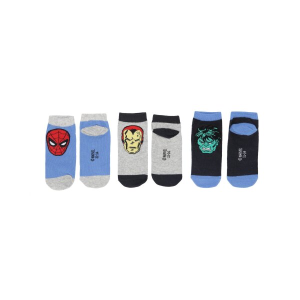 Marvel Sneakersocken 3er-Pack – Bequeme und stylische Kindersocken