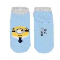 Minions 3er-Pack Sneakersocken – Bequeme und coole Kindersocken für jeden Tag