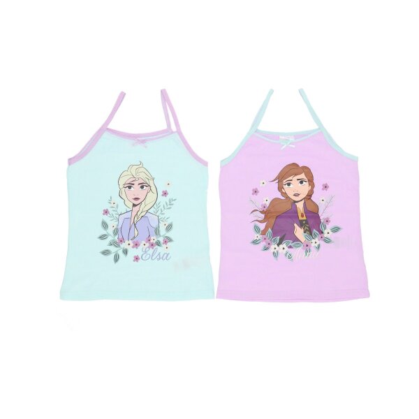 Disney Frozen Shirts 2er-Pack – Bequeme Oberteile aus Baumwolle für Mädchen