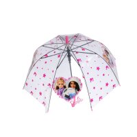 Barbie Regenschirm Regenbegleiter für Kinder – Hübscher Stockschirm, Ø 74 cm