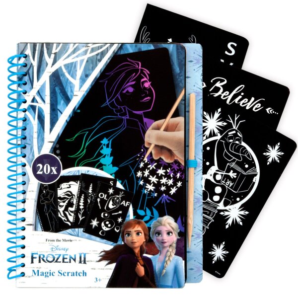 Frozen Kratzbild Kratzkunst Magic Scratch Set für Kinder