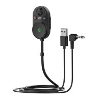 2-in-1 Bluetooth FM-Transmitter in Schwarz USB -A,...