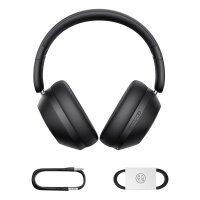 Wireless Kopfhörer in Schwarz Bluetooth 5.3 On-Ear Funkkopfhörer