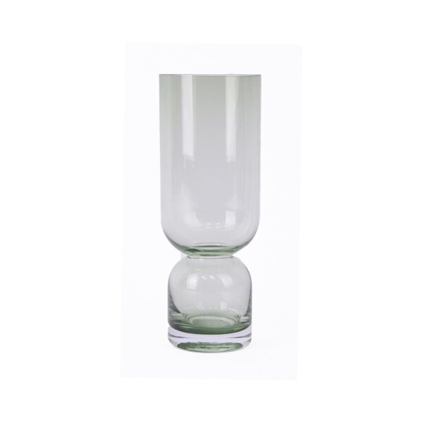 Moderne Vase aus hochwertigem Glas in Grün - Eleganz für ihr Zuhause