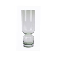 Moderne Vase aus hochwertigem Glas in Grün - Eleganz...