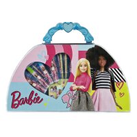 Barbie Kreativset Kompakter Zeichenkoffer für kleine Künstler