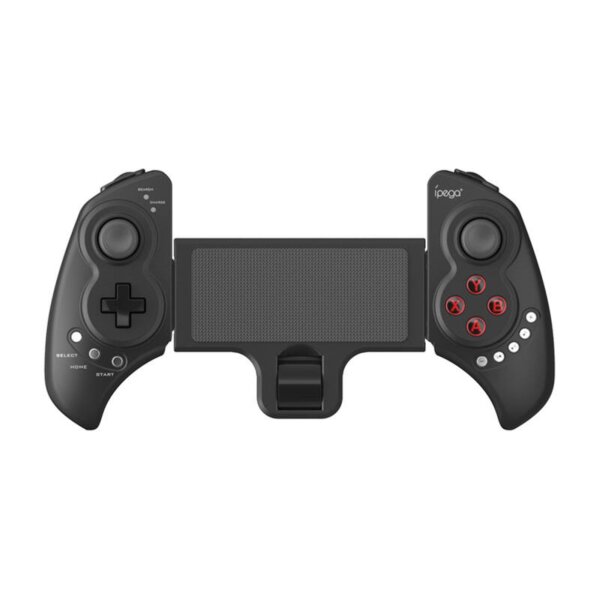 Wireless Controller / GamePad mit Telefonhalter in Schwarz bis zu 28 cm