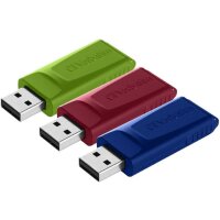 Verbatim USB 2.0 Stick 16GB Set 3er Pack Für Schule,...