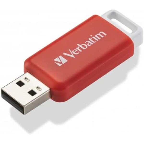 Verbatim DataBar USB 2.0 Stick mit Push-and-Click Mechanismus für Schule und Büro