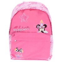 Disney Minnie Mouse Rucksack mit Fächern Praktische Tasche für Schule und Freizeit