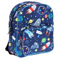 Space Rucksack Tasche für Schule, Freizeit und...